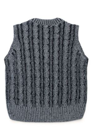 gilet in cotone grigio DIESEL KIDS | J019730GEAZK900